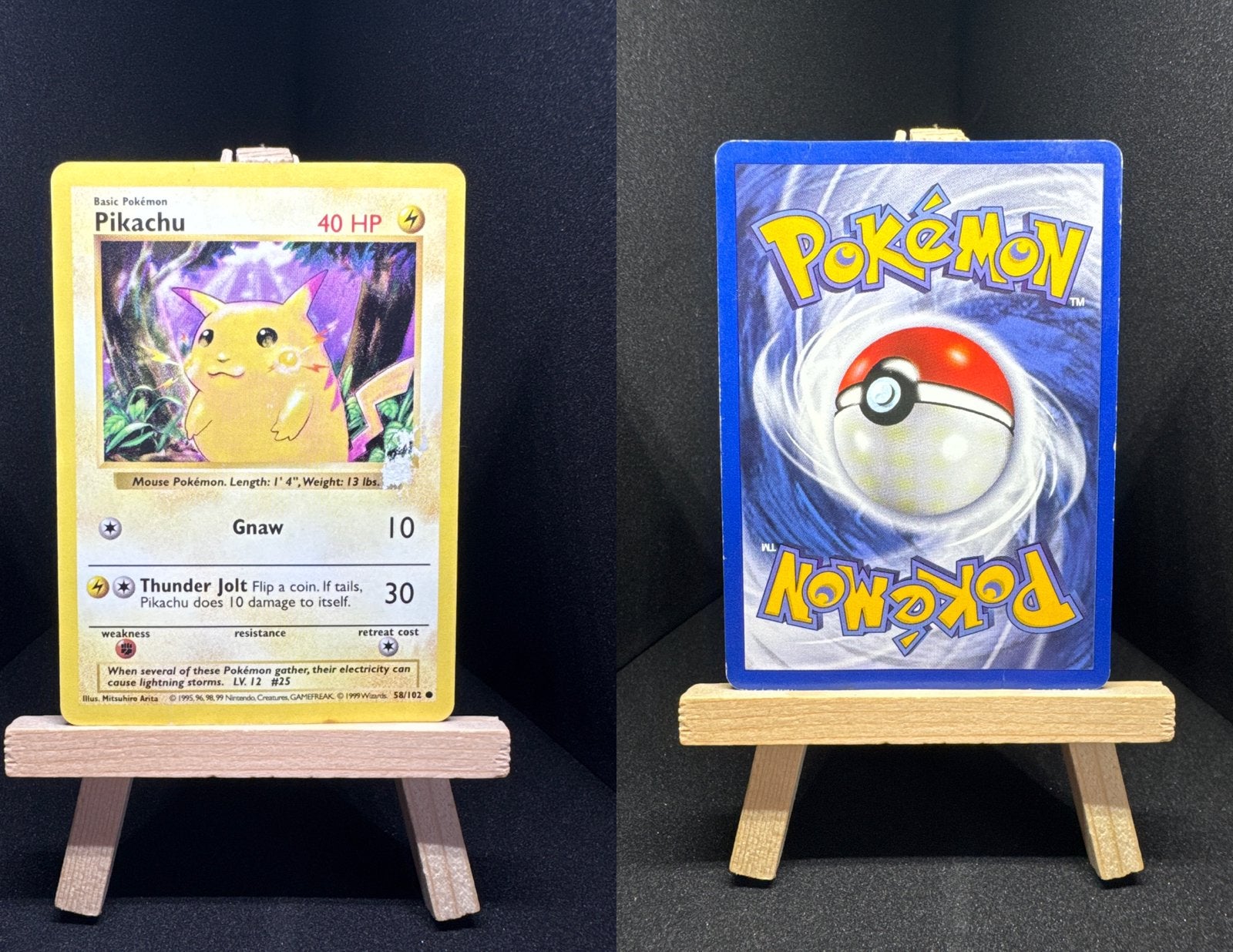 Shadowless Pikachu (Played), Ophalen of Verzenden, Zo goed als nieuw