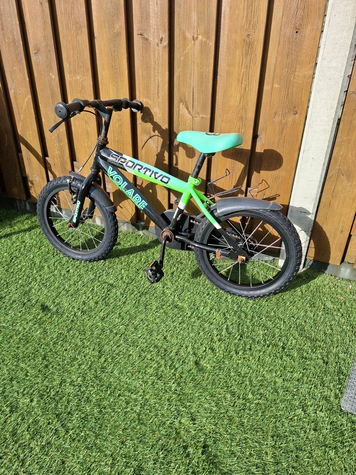 Kinderfiets Volare Sportivo 16 inch met terugtraprem, Fietsen en Brommers, Ophalen, Terugtraprem, Zijwieltjes, 16 tot 20 inch