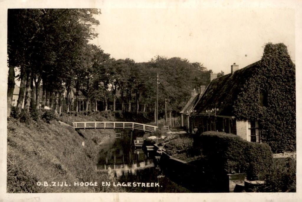 Oude Bildtzijl Hooge en Lagestreek - FOTOKAART # 106, Verzenden, 1920 tot 1940, Gelopen, Friesland