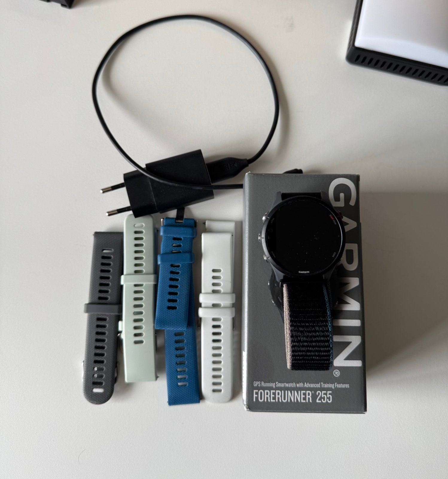Garmin Forerunner 255 - 46mm - Slate Grey, Ophalen, Zo goed als nieuw, Waterdicht, Grijs