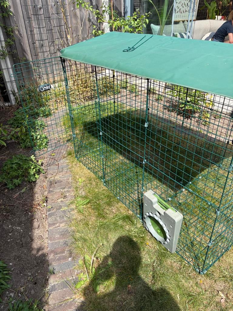 Omlet Zippi konijnenren en tunnelsysteem, Dieren en Toebehoren, Knaagdieren en Konijnen | Hokken en Kooien, Ophalen, 90 cm of meer