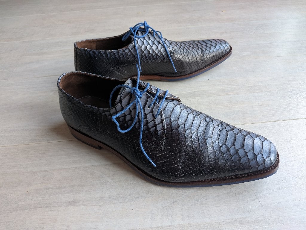 Floris van Bommel schoenen maat 9.5, Ophalen, Blauw, Floris van Bommel, Zo goed als nieuw