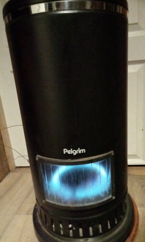 IGS PELGRIM BAMBINO GASKACHEL 46.1 BUTAAN PROPAAN, Huis en Inrichting, Kachels, Ophalen, Gebruikt, Gas, Vrijstaand