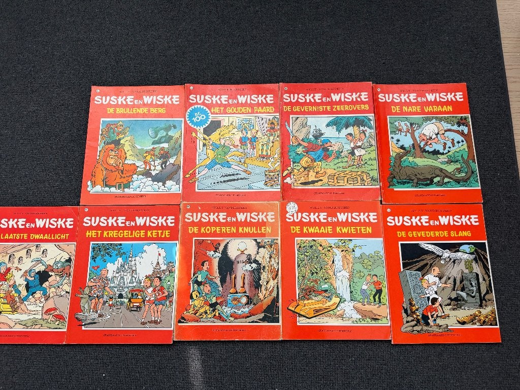 Suske en Wiske stripboeken, Meerdere stripboeken, Verzenden, Gelezen, Willy Vandersteen