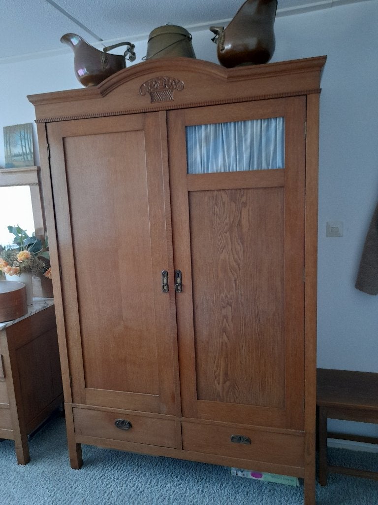 Slaapkamer meubels 1920 -1990, Ophalen, Gebruikt, Tweepersoons, Sobere variant van de art deco