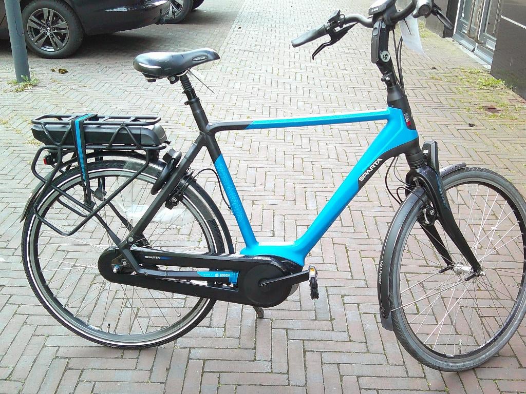 Gebruikte E-Bike Sparta m8b 65 cm heren Bosch midden motor ., Sparta, Gebruikt, Info@molenaarstweewielers.nl, Velgrem