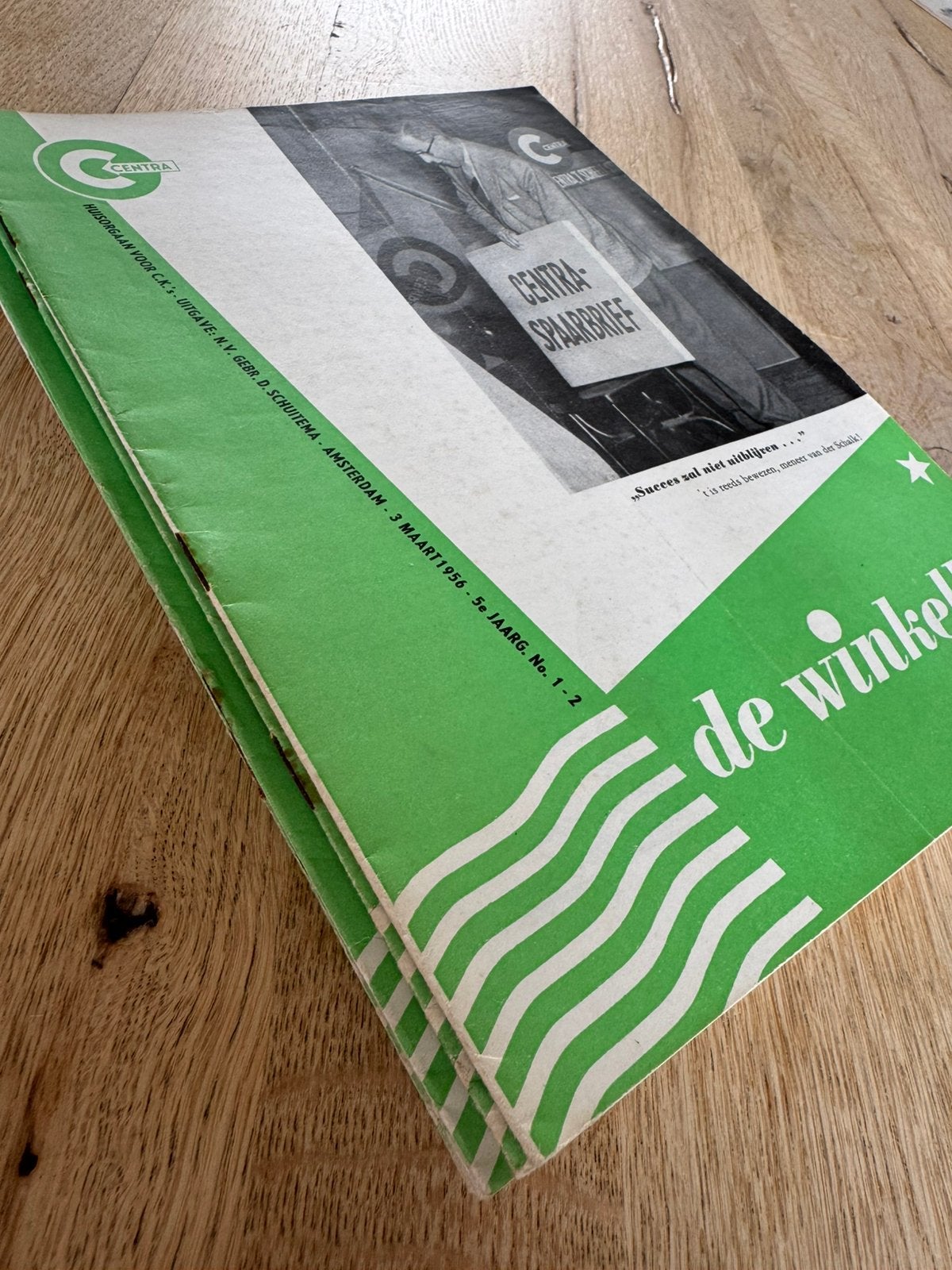 Tijdschrift Centra De Winkelbel 1956, Verzenden, 1940 tot 1960, Tijdschrift