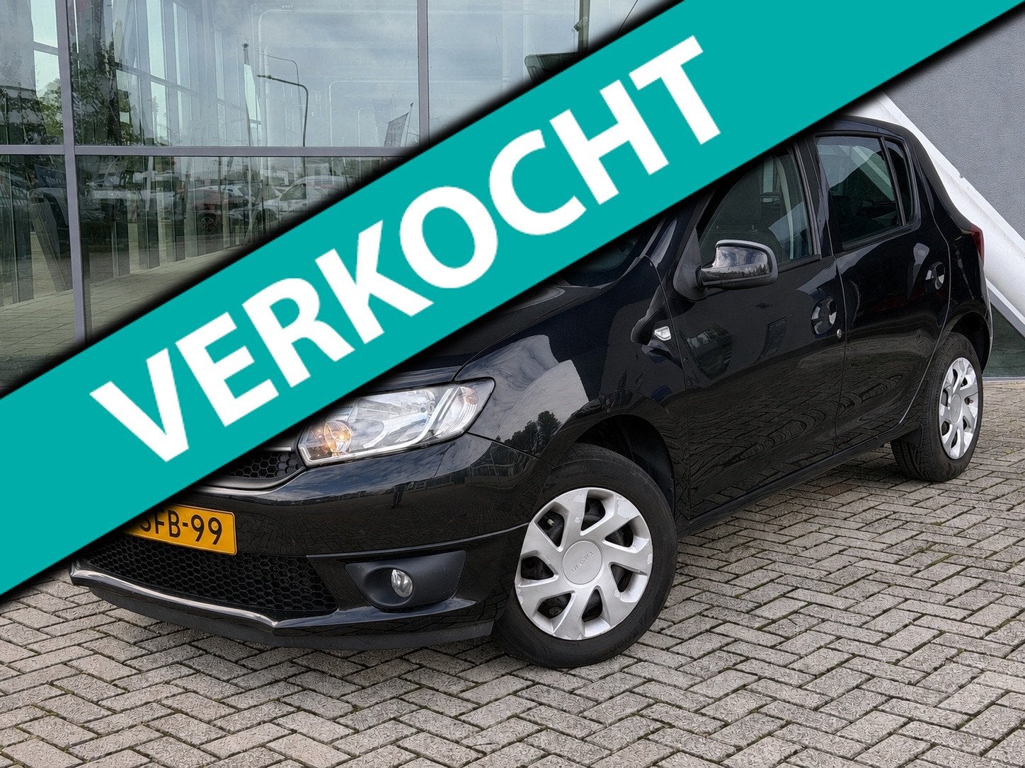 Dacia Sandero 0.9 TCe Lauréate, Airco, Nieuwe APK, Zeer Zui, Auto's, Voorwielaandrijving, Gebruikt, 937 kg, Elektrische ramen