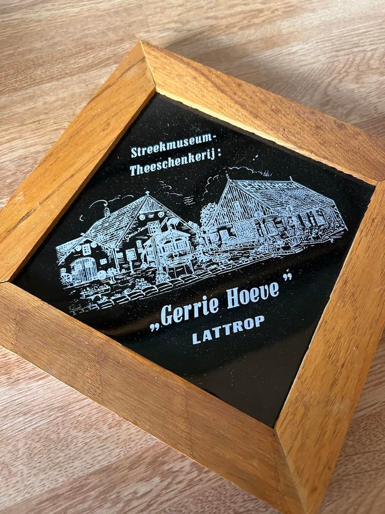 Wandbord "Gerrie Hoeve" Lattrop, Ophalen of Verzenden