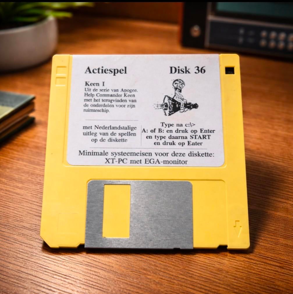 Commander Keen op diskette, Computers en Software, Vintage Computers, Ophalen of Verzenden
