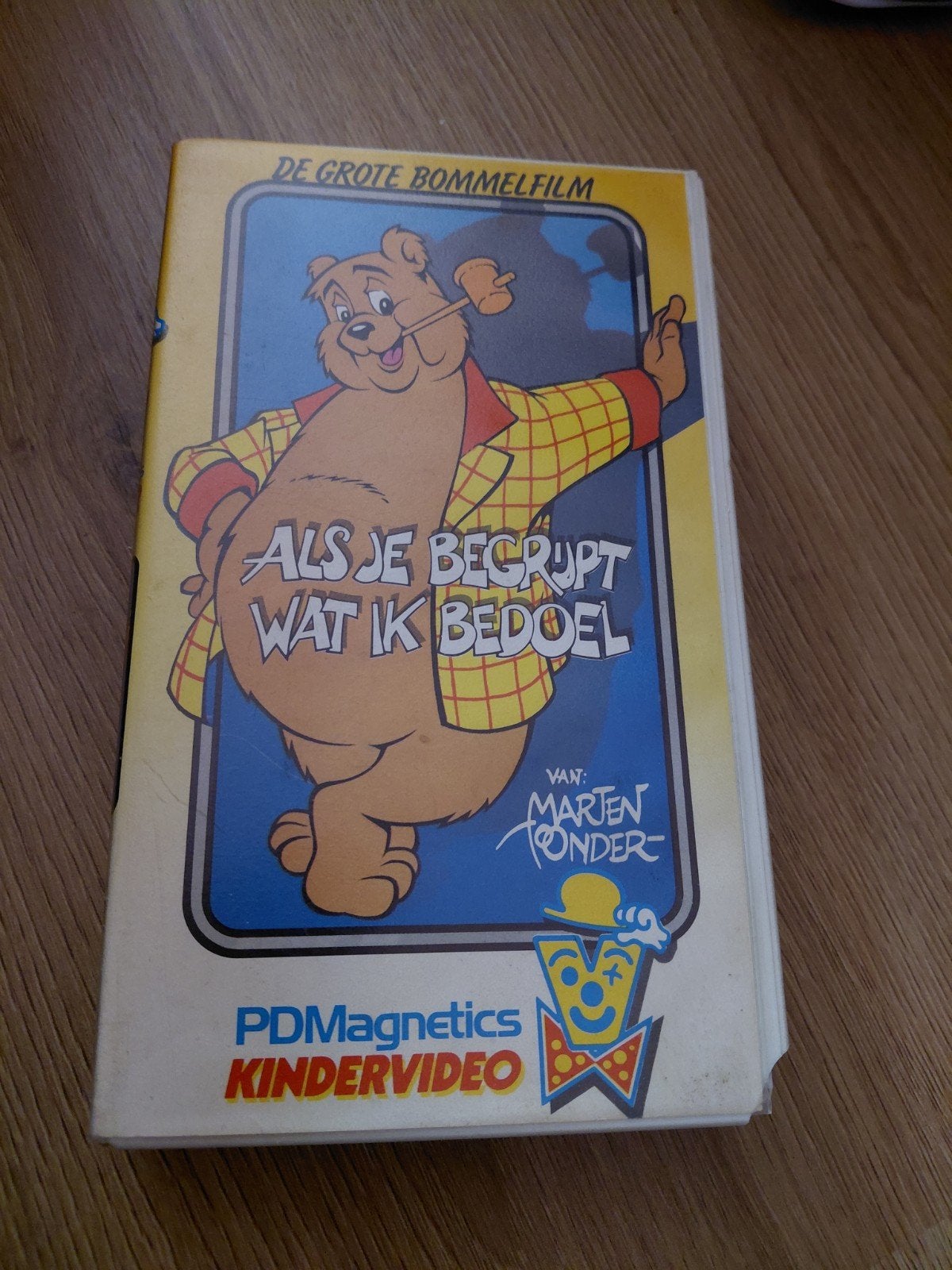 Bommel VHS  Als Je Begrijpt Wat Ik Bedoel 1985 PDMagnetics, Gebruikt, Tekenfilm, Alle leeftijden, Ophalen of Verzenden
