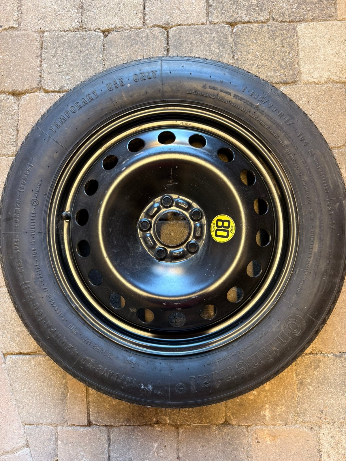 Origineel Ford thuiskomer / reservewiel 17 inch–Nieuw– 5x108, Ophalen, Nieuw