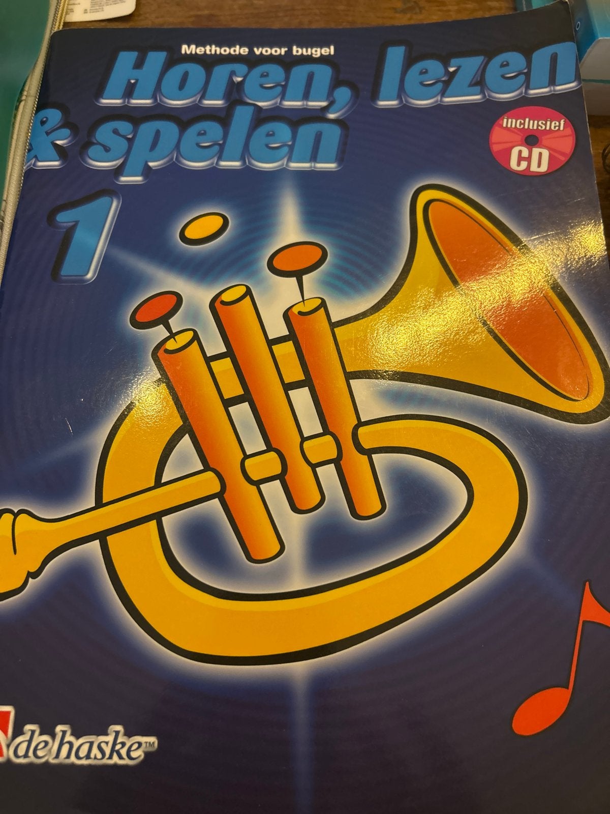 Horen, Lezen & Spelen 1 - Methode voor bugel (incl. CD), Gebruikt, Overige genres, Les of Cursus, Overige instrumenten