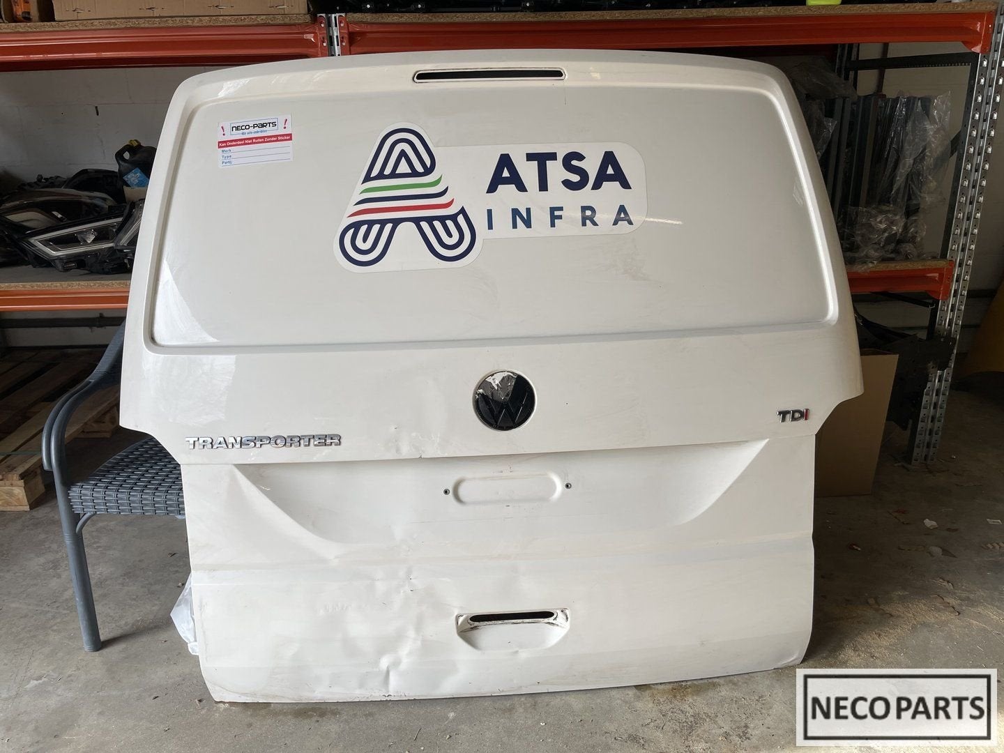 VW TRANSPORTER T6 ACHTERKLEP ORIGINEEL ALLES LEVERBAAR !!, Auto-onderdelen, Gebruikt, -, Volkswagen, -