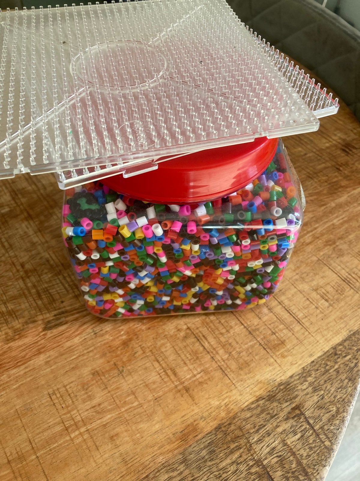 IKEA Pyssla Strijkkralen met grondplaat, Kinderen en Baby's, Ophalen, Gebruikt, Knutselen