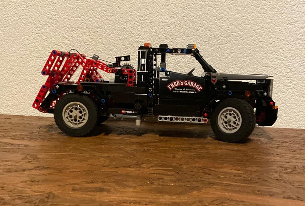 Lego technic 9395 Jack’s garage pickup tow truck, Kinderen en Baby's, Speelgoed | Duplo en Lego, Gebruikt, Lego, Compleet, Ophalen of Verzenden