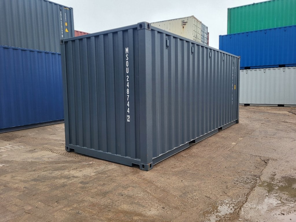 20ft zeecontainer | antraciet grijs RAL 7016, Ophalen of Verzenden