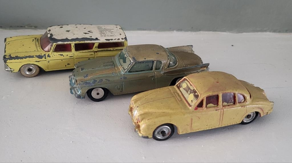 Te koop drie vintage modelauto's, Ophalen of Verzenden, Gebruikt, Auto