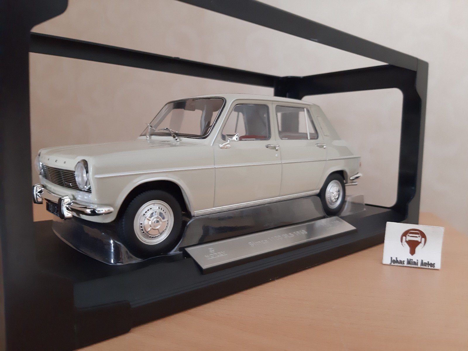 Simca 1100 GLS 1965 Antheor Beige van Norev 1:18, Auto, Norev, Ophalen of Verzenden, Norev