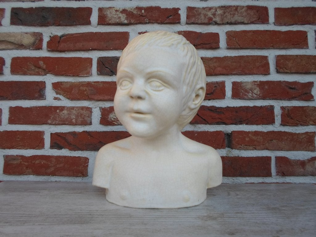 Henri Covemaeker Beeld, Buste, Ophalen of Verzenden, Steen of Keramiek, 20 - 50 cm