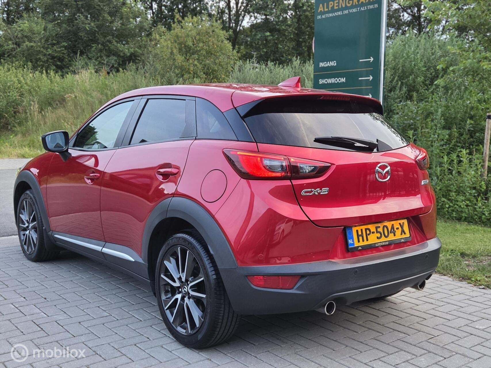 Mazda CX-3 2.0 SkyActiv-G 120 GT-M Bose|Head-up|Leder|Camera, Auto's, Mazda, Euro 6, 4 cilinders, SUV of Terreinwagen, CX-3