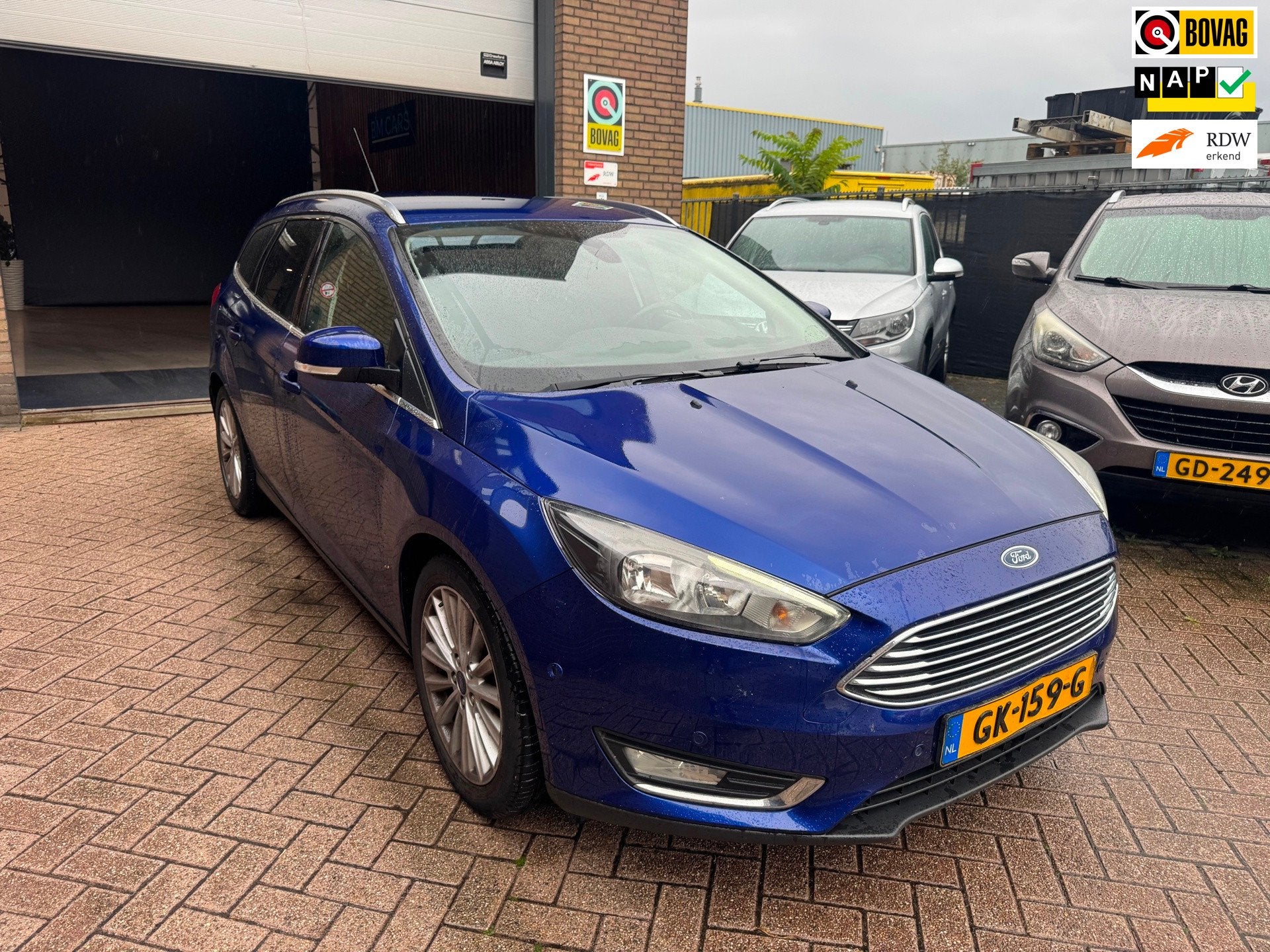 Ford Focus Wagon 1.5 Titanium Edition Led, Navi, Trkhaak, Auto's, Euro 6, 4 cilinders, 150 pk, Blauw
