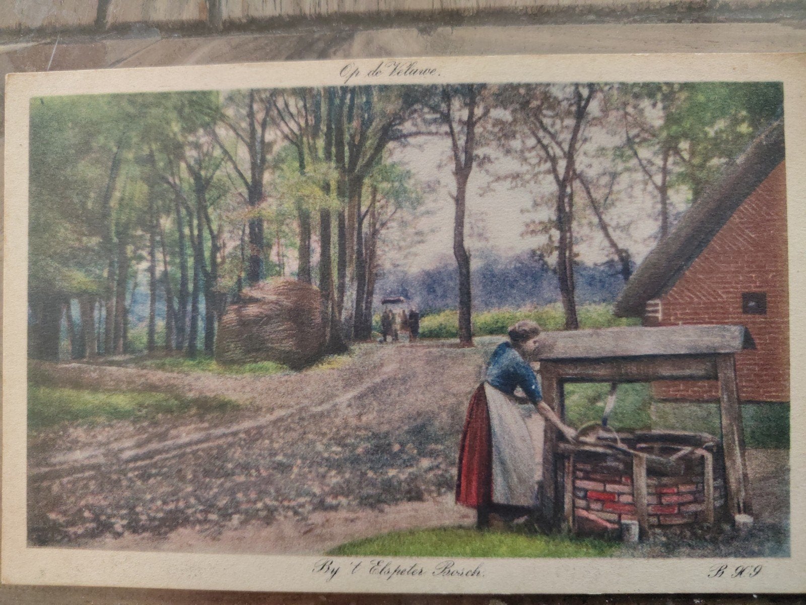 Oude Ansichtkaart Elspeet / Veluwe - Uitgeverij De Blauwvoet, Verzamelen, Ophalen of Verzenden, 1920 tot 1940, Ongelopen, Gelderland