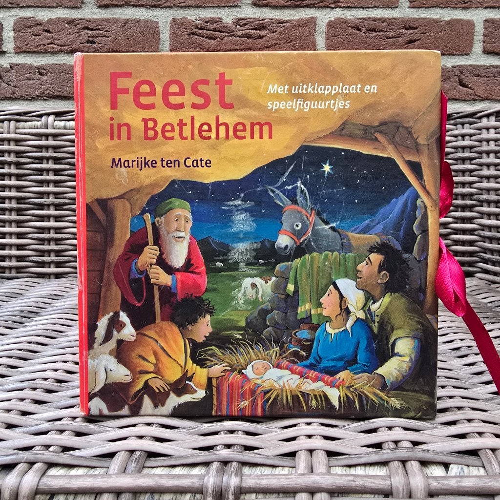 Feest in Betlehem - Marijke ten Cate - Kerstverhaal, Diversen, Kerst, Ophalen of Verzenden, Gebruikt