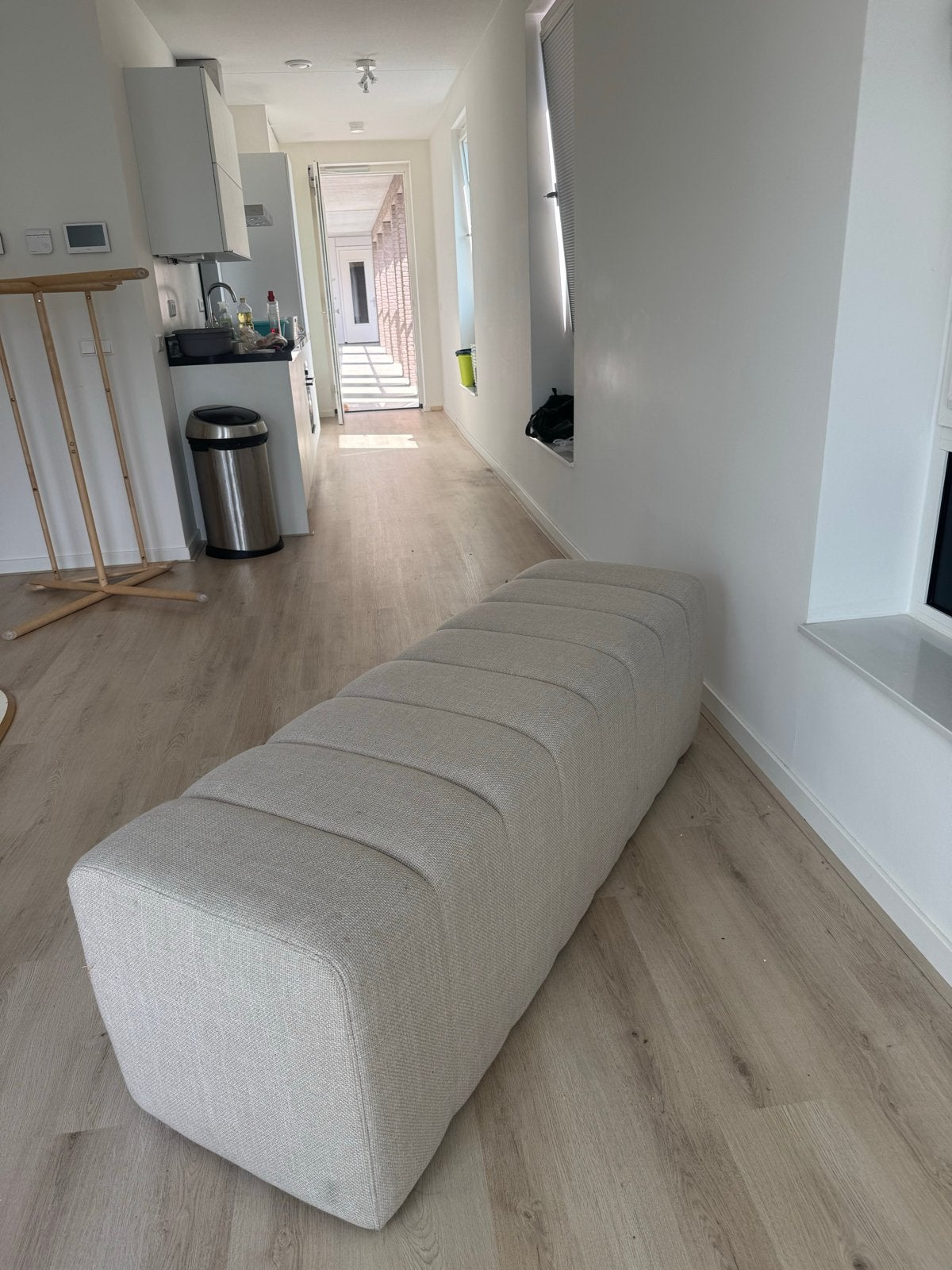 Eettafel bankje, Ophalen, 150 tot 200 cm, Tweepersoons, 75 tot 100 cm
