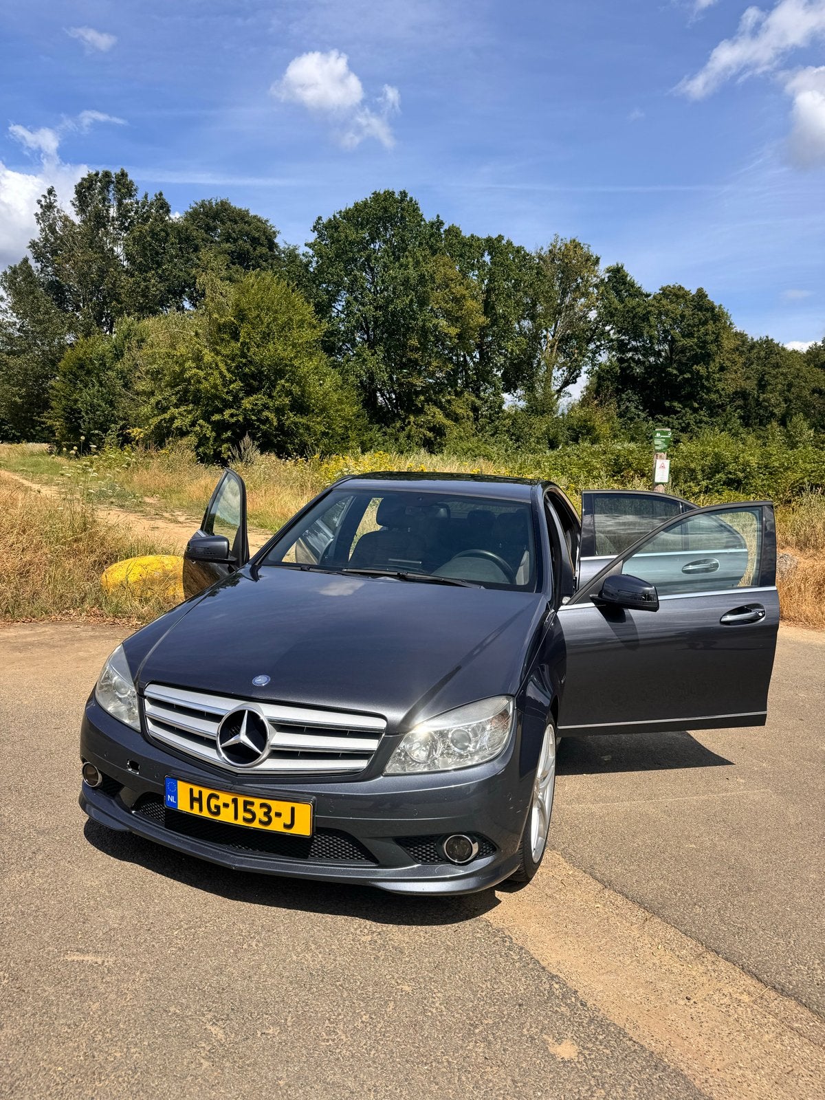 Mercedes-Benz C-Klasse 2.0 C200 CGI Sedan AUT 2011 Grijs, Auto's, Achterwielaandrijving, 1800 kg, 4 cilinders, 1796 cc