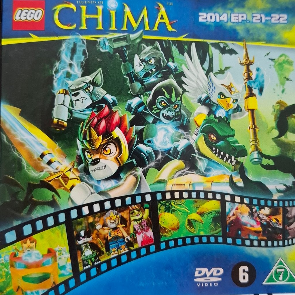 LEGO CHIMA 2014 EP.21-22 DVD - Zo goed als nieuw, Animatie, Alle leeftijden, Tv-serie, Zo goed als nieuw