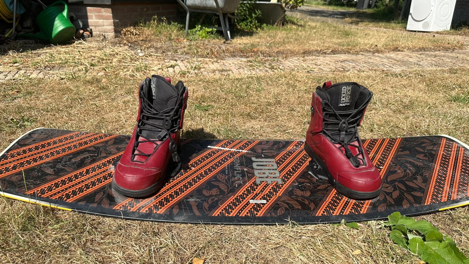 Jobe wakeboard baanboard leren liquid force schoen 44.5-45.5, Ophalen, Zo goed als nieuw
