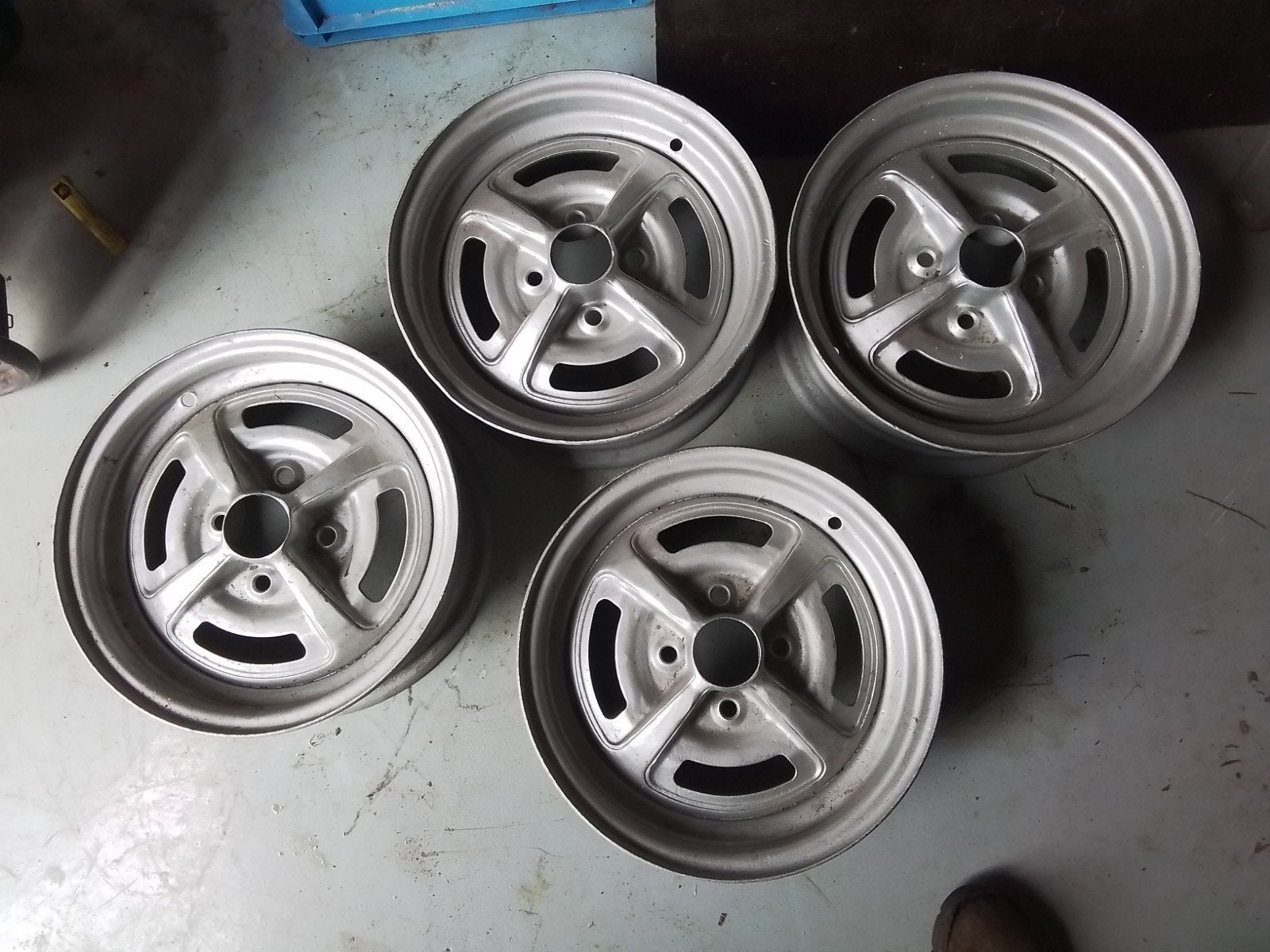 4 Opel Kadett B "sleuven velgen", Ophalen of Verzenden, Opel