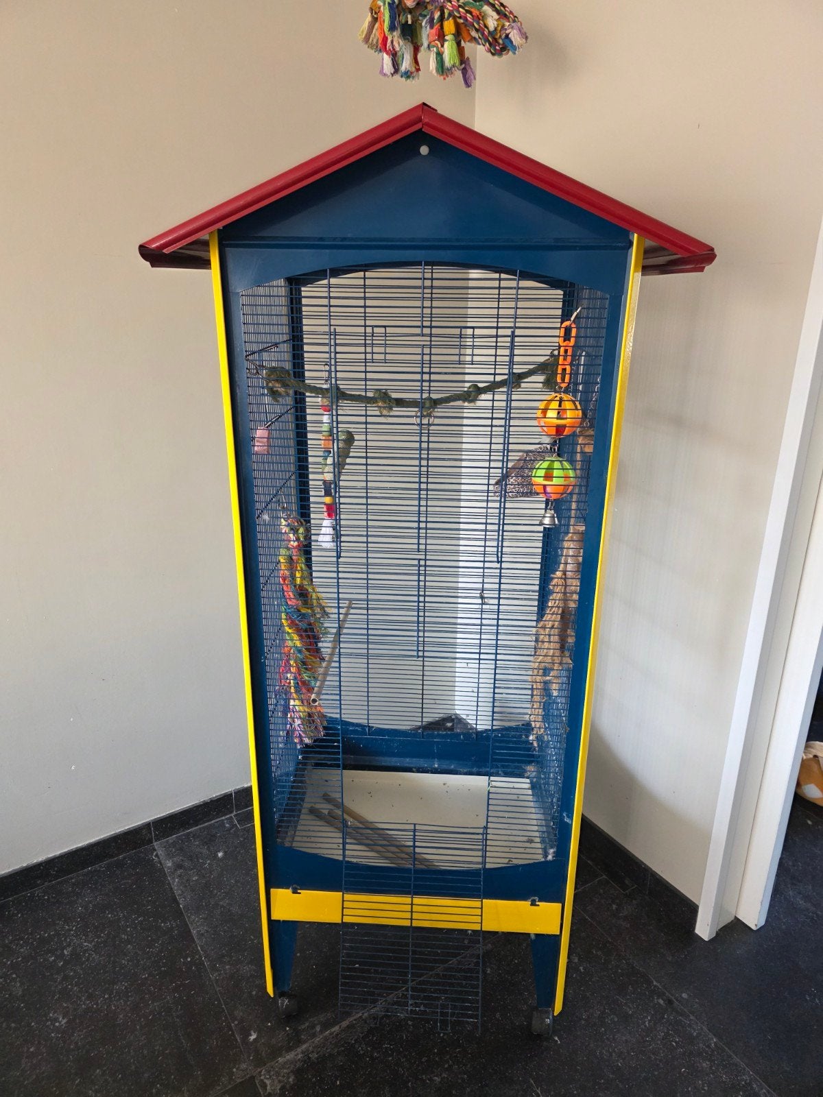 grote vogelkooi kamer volière, Ophalen