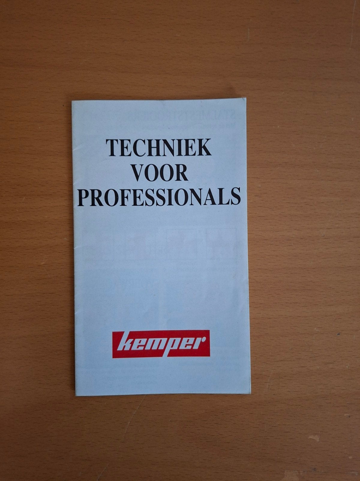 Foldertje Kemper techniek voor Professionals, Ophalen of Verzenden, Gelezen, Tractor en Landbouw