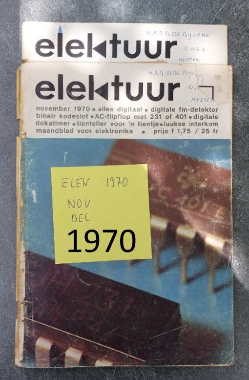 Diverse Jaargangen Elektuur, Ophalen, Gebruikt