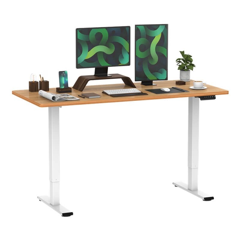 [Nieuw] Elektrisch zit-sta bureau 160x80cm (versch. kleuren), Zit-sta bureau, 160 cm, Metaal, Nieuw