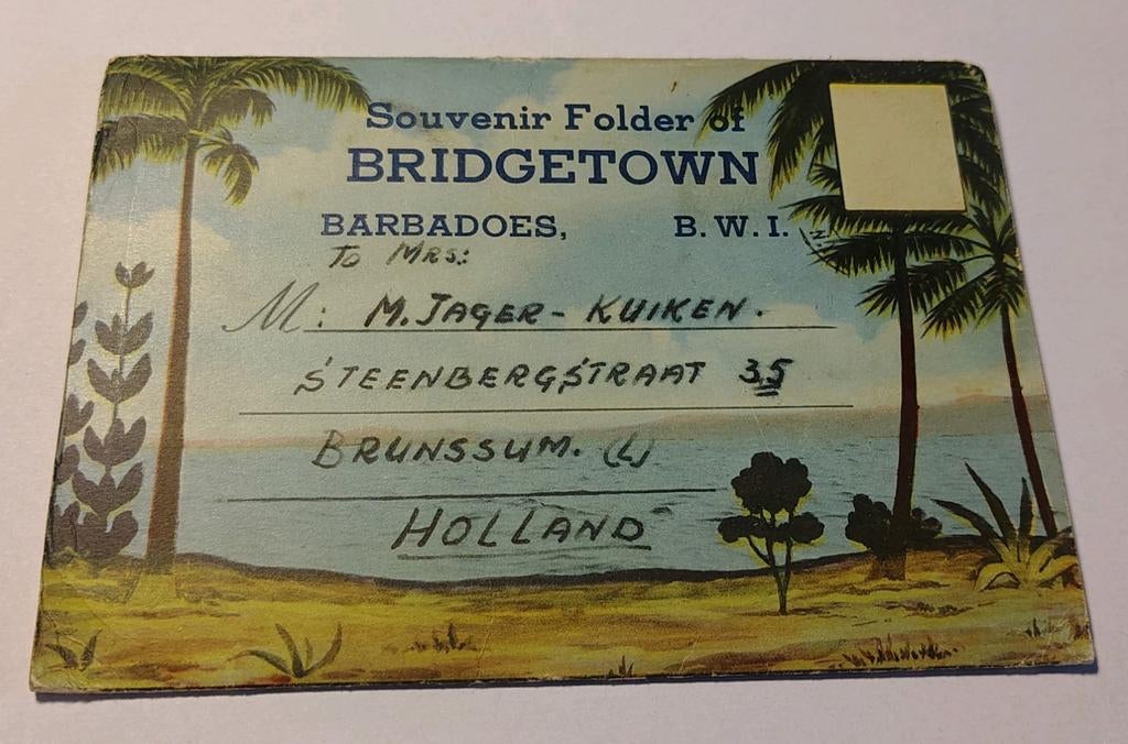 Barbados Souvenir Folder of BRIDGETOWN Barbados B.W.I., Ophalen of Verzenden, 1980 tot heden