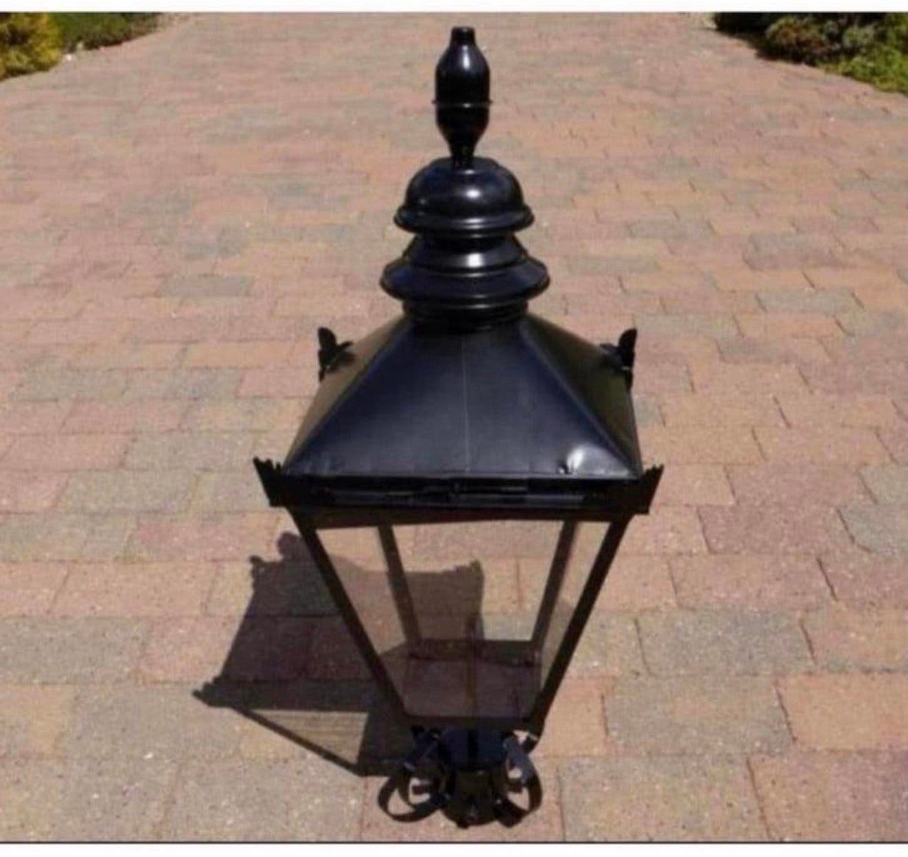 Grote Zwart Victoriaanse Stijl Lantaarn lamp verlichting NEW, P, P, P, Nieuw