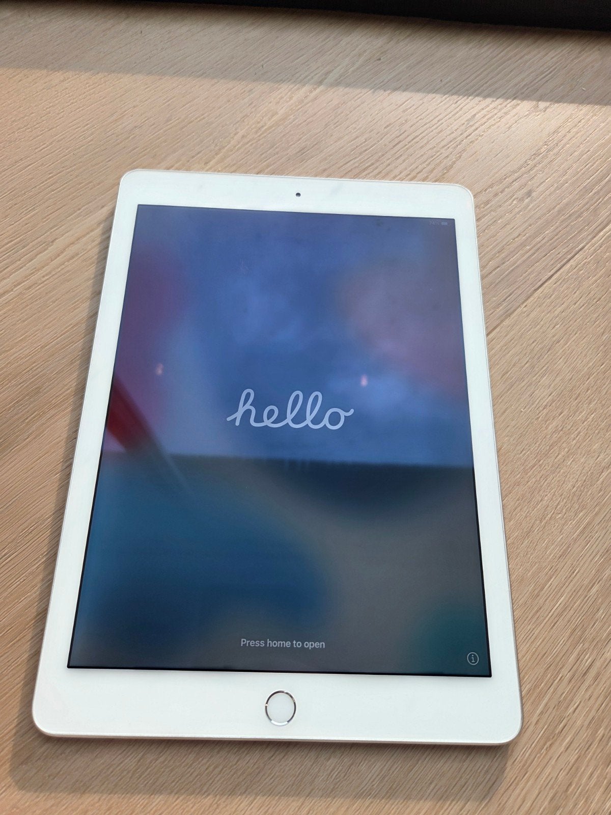 Nette iPad Air 2 (16GB - Wit/Zilver) | krasvrij scherm, Gebruikt, Apple iPad, Wit, 16 GB
