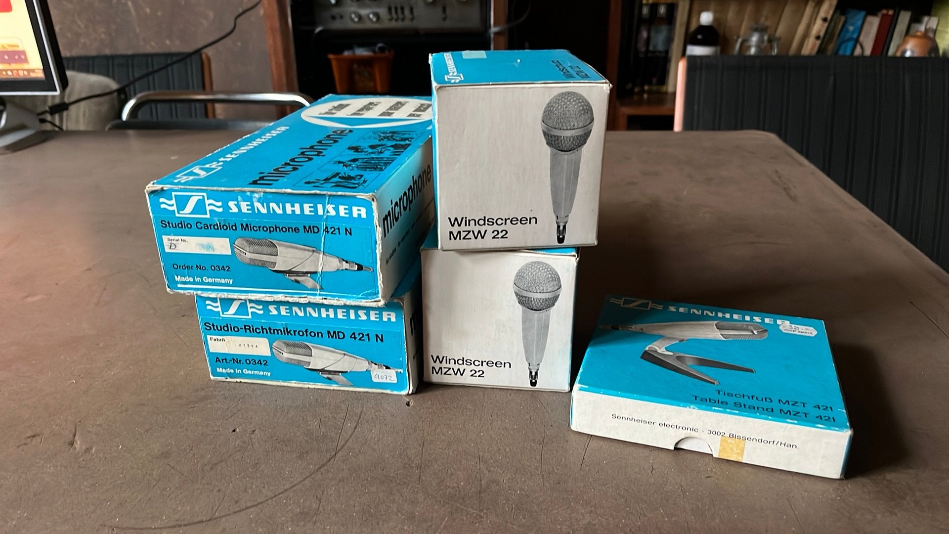 Sennheiser md 421 n set nieuwstaat!, Muziek en Instrumenten, Ophalen of Verzenden, Zo goed als nieuw