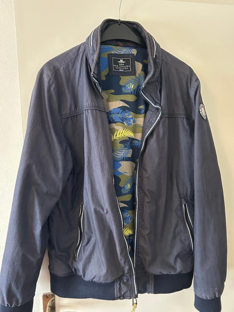 NZA ( New Zealand )  heren jack, Ophalen, Maat 52/54 (L), New Zealand Auckland, Blauw