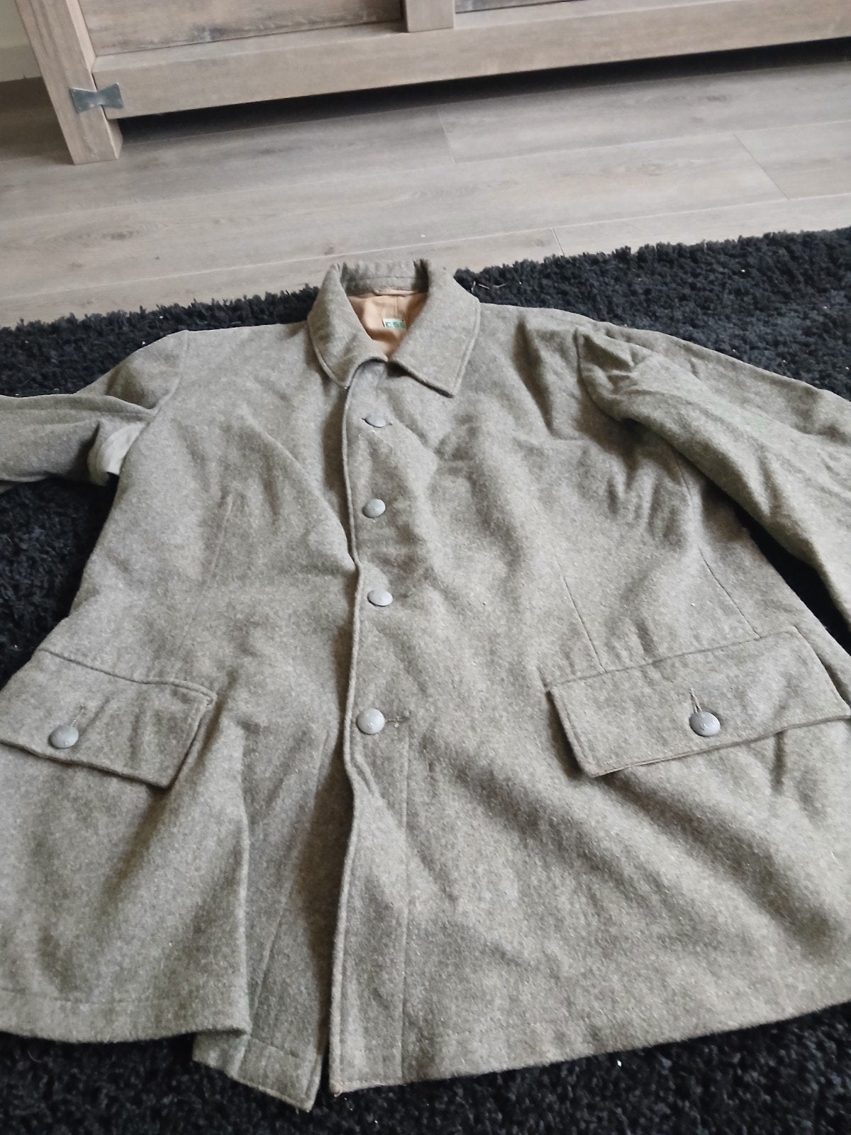 Zeldzame zweedse militaire jas uit 1941, Ophalen of Verzenden, Landmacht, Overige gebieden, Kleding of Schoenen