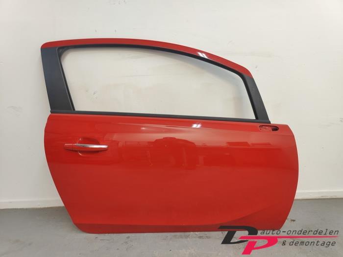 Portier 2Deurs rechts van een Opel Corsa (Z547), Gebruikt, -, Deur, -