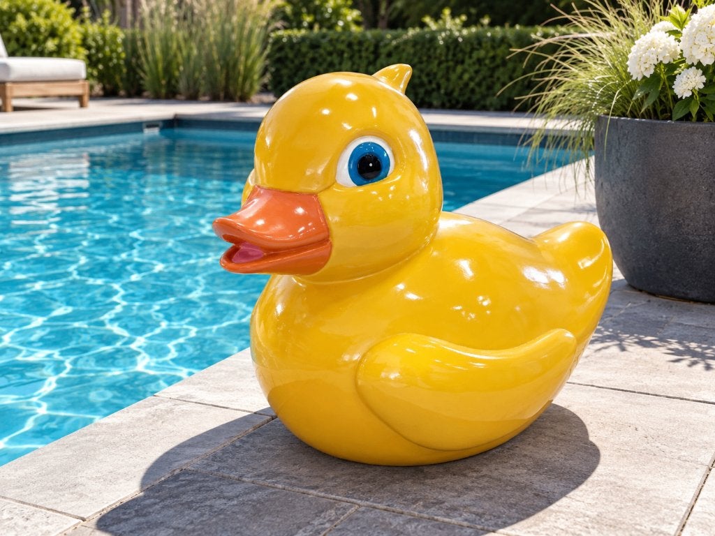 badeend tuinbeeld, Ophalen, Dierenbeeld, Nieuw, Bossewinkel