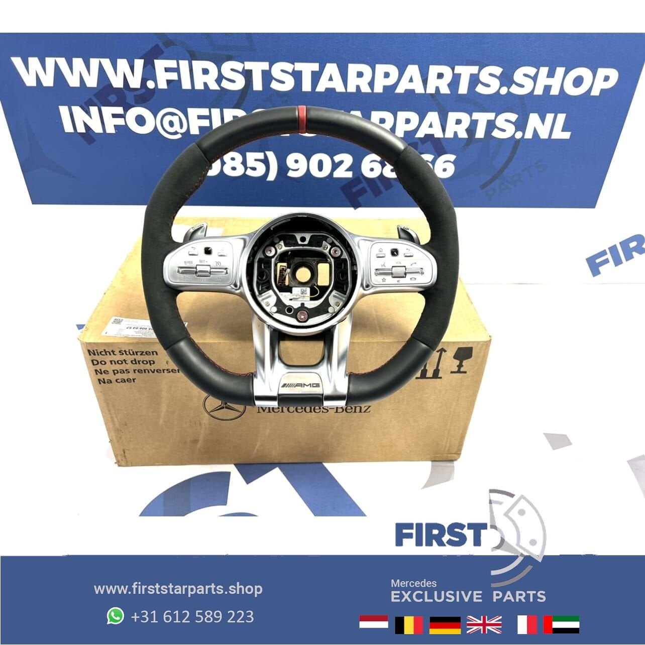 2022 AMG STUUR A35 A45 CLA45 C63 E63 GLC63 GLE63 GT63 G63 W1, Gebruikt, -, Ophalen of Verzenden, -