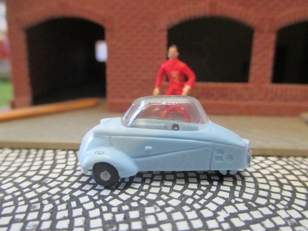 Messerschmitt KR200 Kabinenroller - IMU lichtblauw, Ophalen of Verzenden, Zo goed als nieuw, Auto, Overige merken