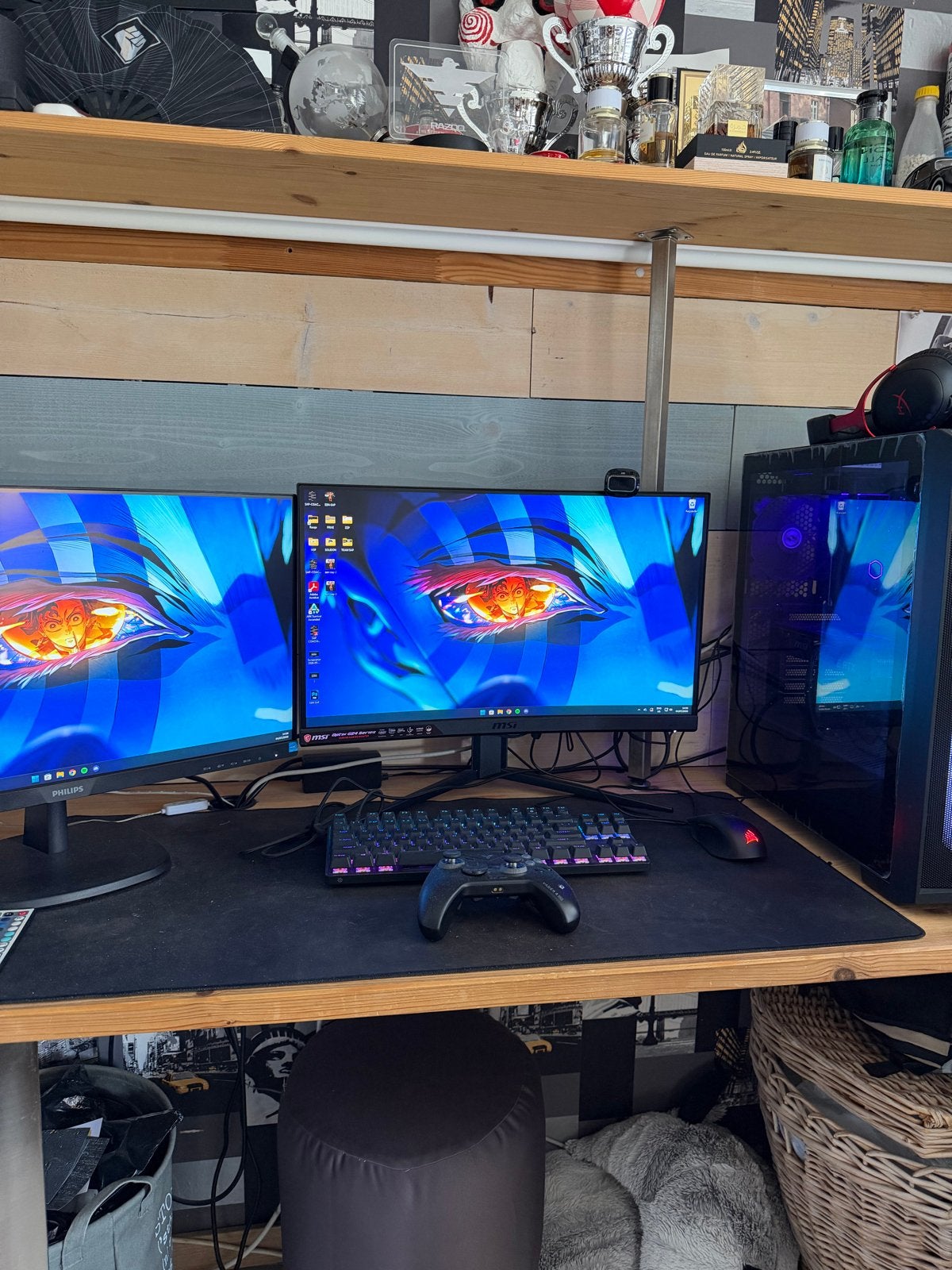 Gaming Setup | Ryzen 7 5800X | RTX 3060 12GB | 32GB RAM etc., Computers en Software, Monitoren, HDMI, 101 t/m 150 Hz, Curved, VA