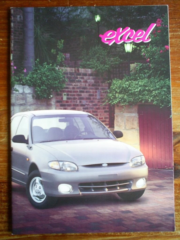 Hyundai Excel 12 / 1997 24 pag., Verzenden, Zo goed als nieuw, Overige merken