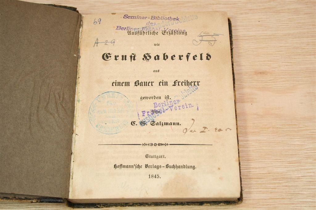 Ernst Haberfeld — Vom Bauer zum Freiherr [1845] Antik, Ophalen of Verzenden